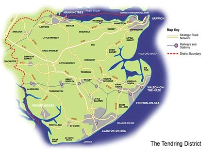 Map of Tendring