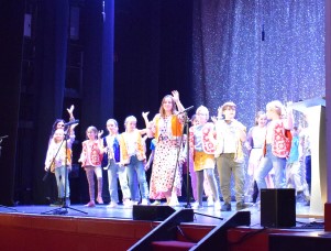 Tendring Junior Ambassadors perform a Bollywood dance on stage
