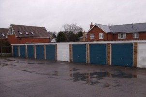 Photograph of Mary Warner Road Garages
