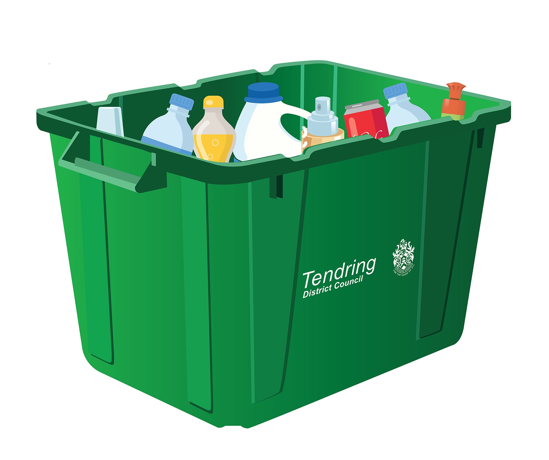 green recycling box